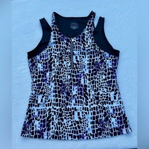 Bolle Women’s Gianna 1/4 Zip Tank Top Shirt Sz. Medium